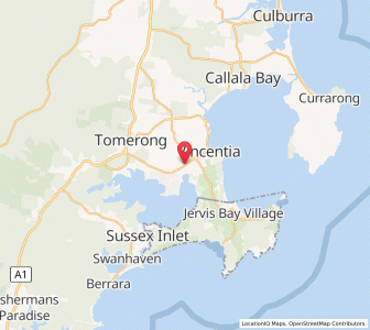 Map of Old Erowal Bay, New South Wales