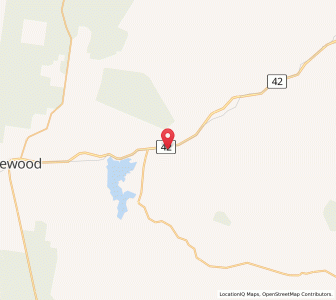 Map of Oman-Ama, Queensland