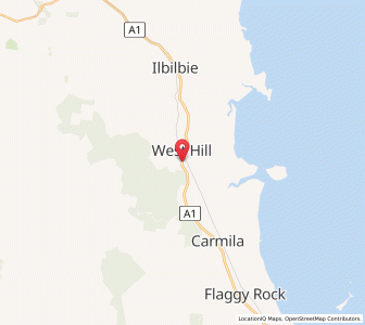 Map of Orkabie, Queensland