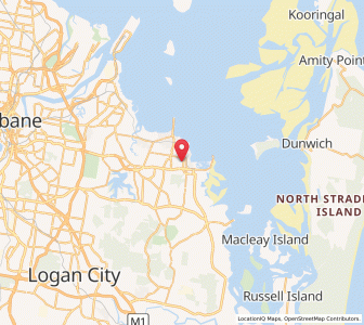 Map of Ormiston, Queensland