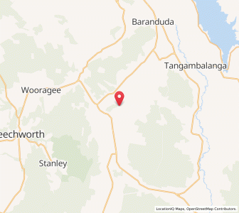 Map of Osborns Flat, VictoriaVictoria