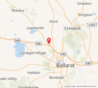 Map of Oswald, VictoriaVictoria