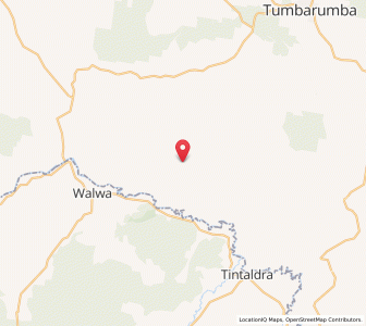 Map of Ournie, New South Wales