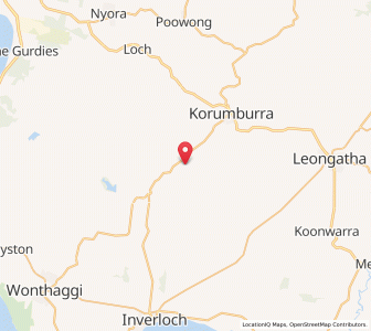 Map of Outtrim, VictoriaVictoria