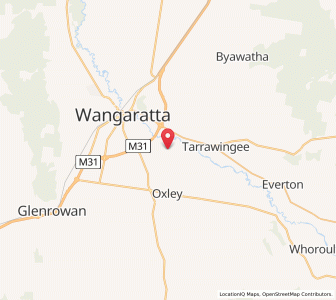 Map of Oxley Flats, VictoriaVictoria