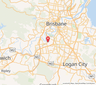 Map of Oxley, Queensland