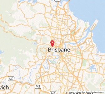 Map of Paddington, Queensland