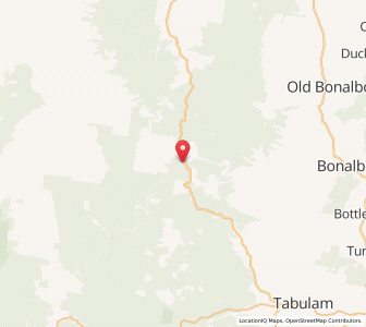 Map of Paddys Flat, New South Wales