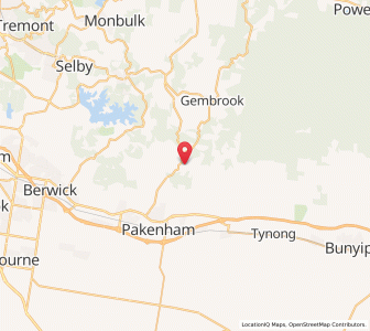 Map of Pakenham Upper, VictoriaVictoria