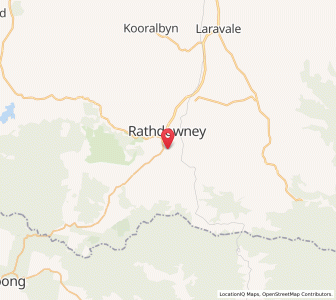 Map of Palen Creek, Queensland