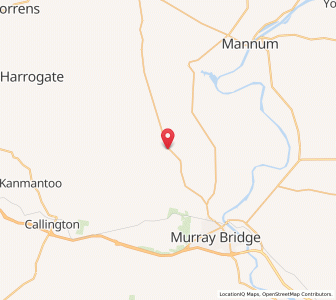 Map of Pallamana, South Australia