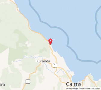 Map of Palm Cove, Queensland