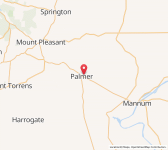 Map of Palmer, South Australia