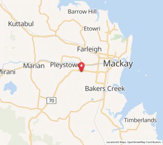 Map of Palms, Queensland