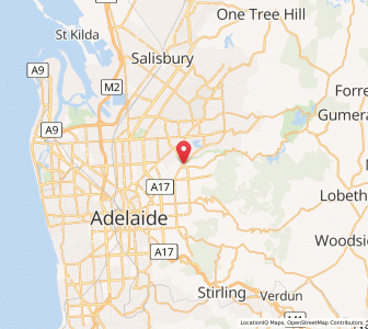 Map of Paradise, South Australia