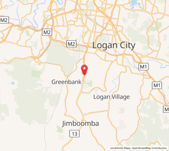 Map of Park Ridge, Queensland