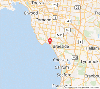 Map of Parkdale, VictoriaVictoria