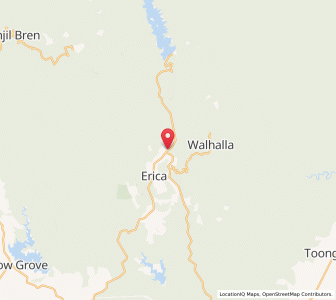 Map of Parkers Corner, VictoriaVictoria