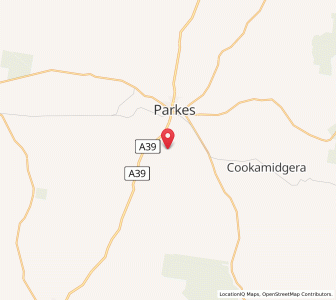 Map of Parkesborough, New South Wales