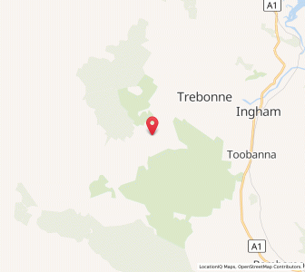 Map of Peacock Siding, Queensland