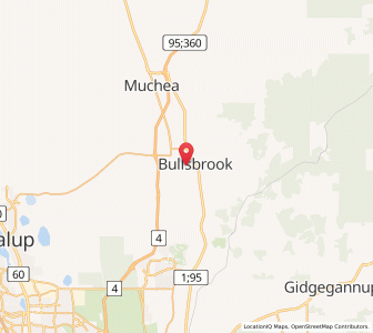 Map of Pearce, Western Australia