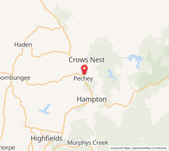 Map of Pechey, Queensland