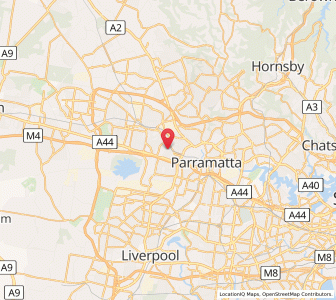 Map of Pendle Hills, New South Wales