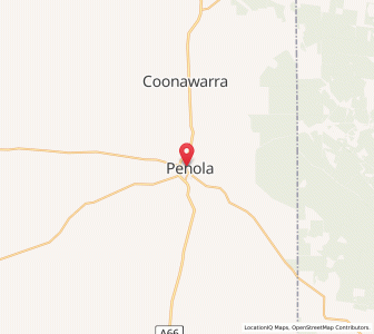 Map of Penola, South Australia