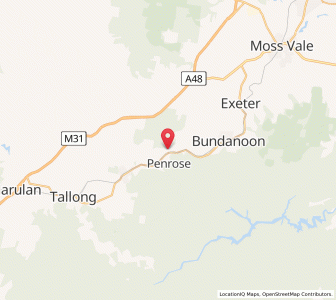 Map of Penrose, New South Wales