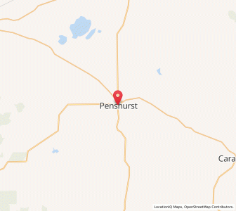 Map of Penshurst, VictoriaVictoria