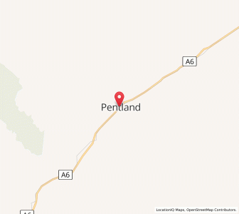 Map of Pentland, Queensland