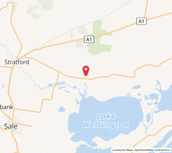 Map of Perry Bridge, VictoriaVictoria