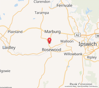 Map of Perrys Knob, Queensland