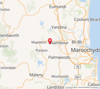 Map of Perwillowen, Queensland