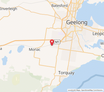 Map of Pettavel, VictoriaVictoria