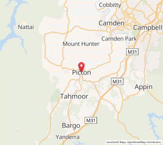 Map of Picton, New South Wales