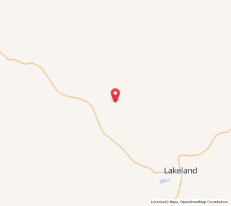 Map of Pigeon Waterhole Hut, Queensland