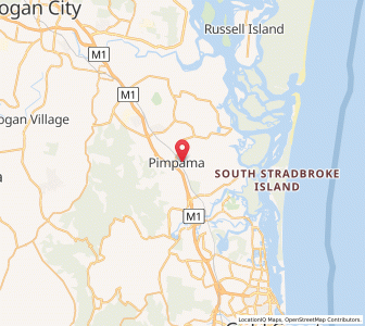 Map of Pimpama, Queensland