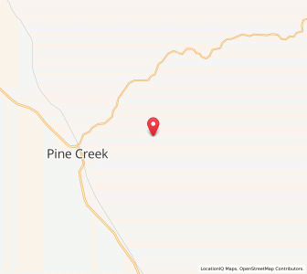 Map of Pine Creek, Northern Territory