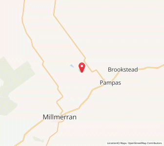 Map of Pine Creek, Queensland