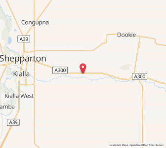 Map of Pine Lodge South, VictoriaVictoria