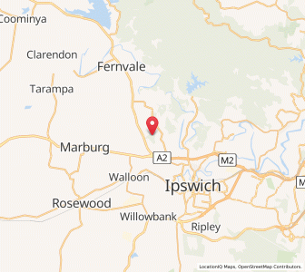 Map of Pine Mountain, Queensland