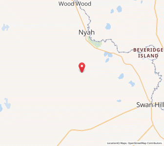 Map of Pira, VictoriaVictoria