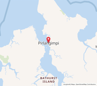 Map of Pirlangimpi, Northern Territory