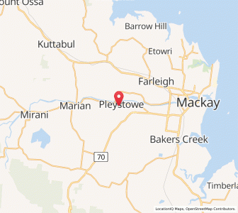 Map of Pleystowe, Queensland