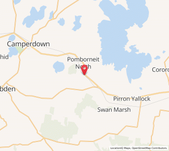 Map of Pomborneit, VictoriaVictoria