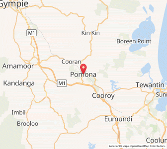 Map of Pomona, Queensland