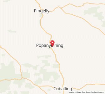 Map of Popanyinning, Western Australia