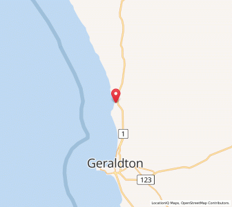 Map of Popes Landing, Western Australia