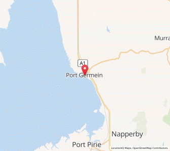 Map of Port Germein, South Australia